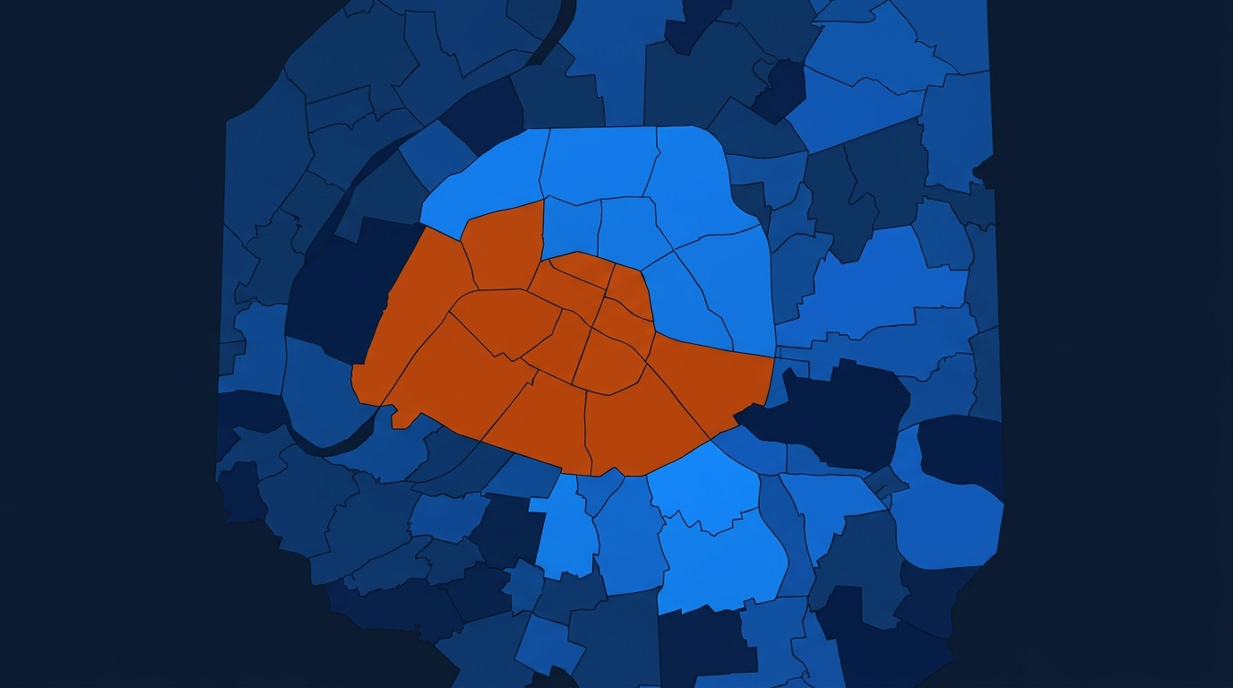 Mapa choropleth de priorización de zonas